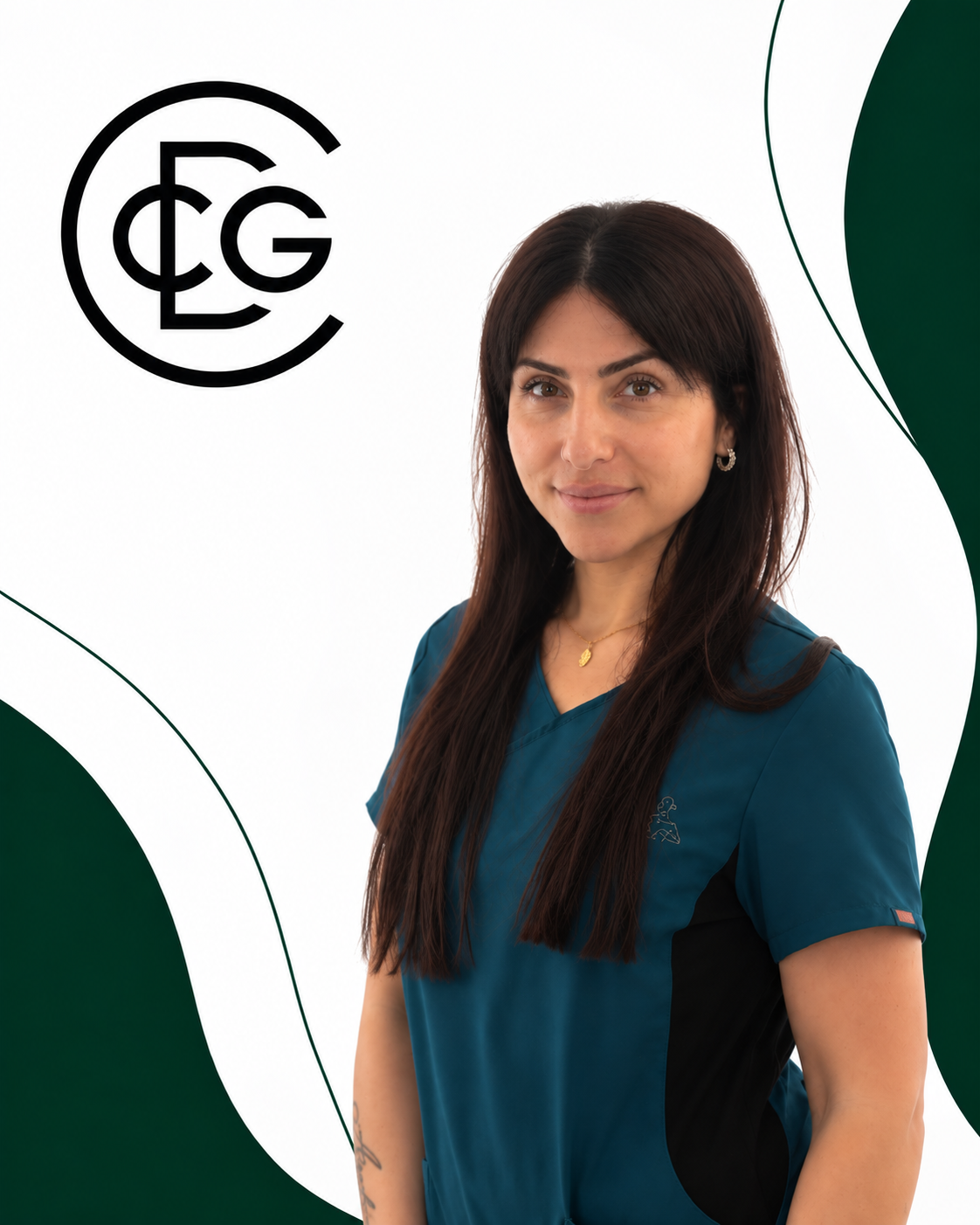 Andrea, reception and GESY at DCG Clinic, Limassol